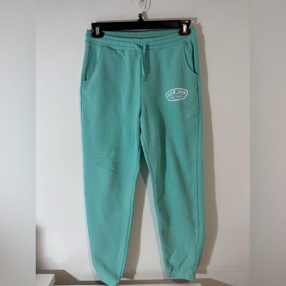 Ron Jon Women Medium Teal Sweatpants Pull On Joggers Casual Comfy Loungewear - Picture 1 of 5